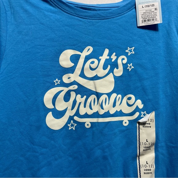 Girls' Long Sleeve Cat & Jack‚ Bright Blue Sz 10/12 NWT - Picture 4 of 7